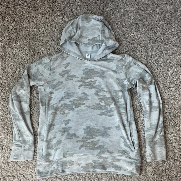 Athleta Girl Light Weight Camo Hoodie - Picture 2 of 8